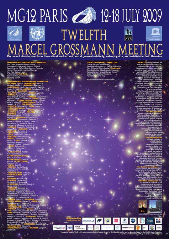 XII Marcel Grossmann Poster