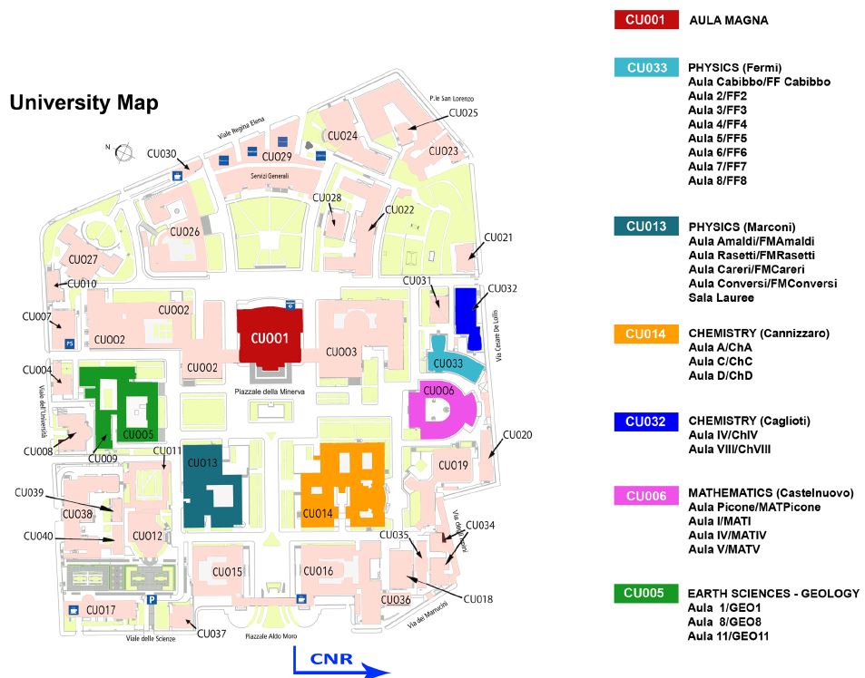 campus map sapienza